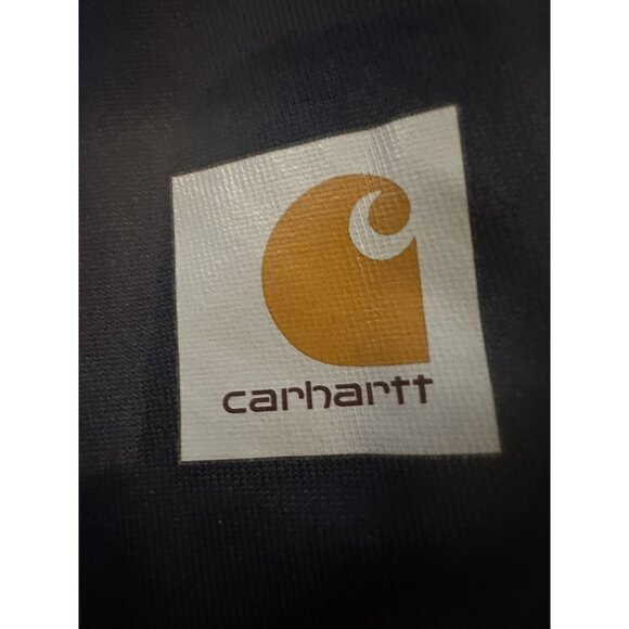 Carhartt Force 1/4 Zip Navy Blue Pullover Mens 3XL Tall Activewear Lightweight - Picture 2 of 6